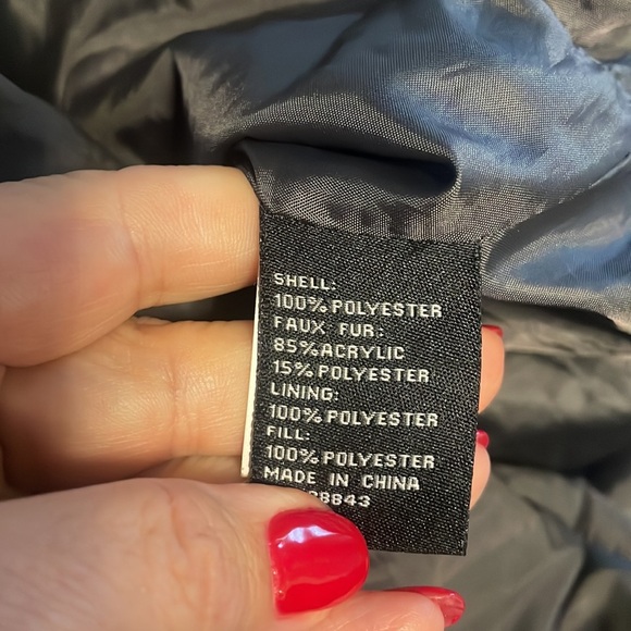 Rothschild Below Zero plus women’s puffer parka hooded coat zipped gray 2X - Picture 12 of 14